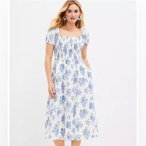 Gently used loft midi dress